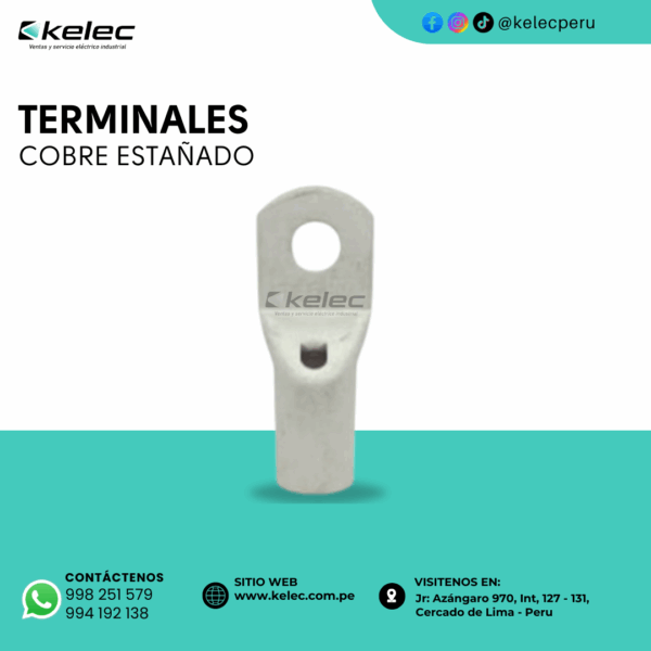TERMINAL COBRE ESTAÑADO