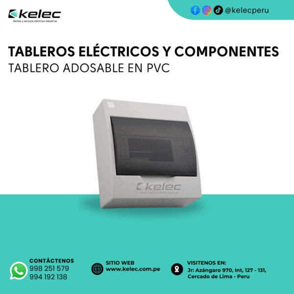 TABLERO ADOSABLE EN PVC