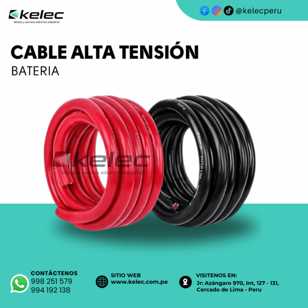 CABLE DE BATERÍA