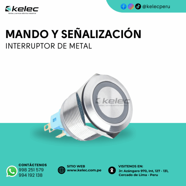 INTERRUPTOR DE METAL