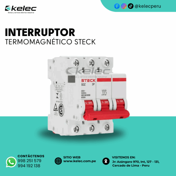INTERRUPTOR TERMONAGNÉTICO STECK