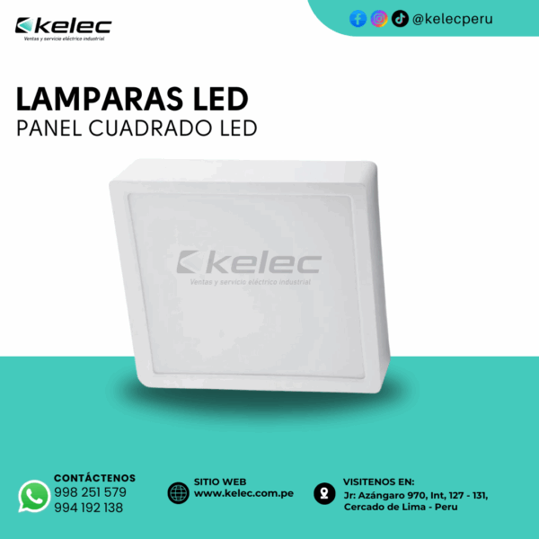 PANEL CUADRADO LED