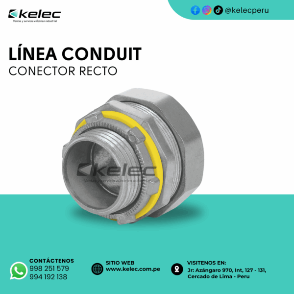 CONECTOR RECTO